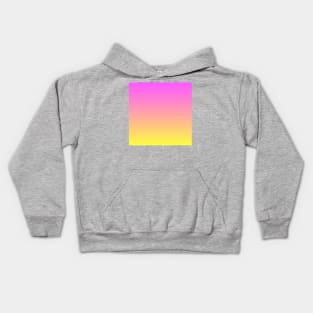 Shades of pink and yellow Kids Hoodie